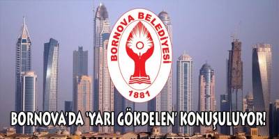 Bornova'da 'Yarı Gökdelen'in nasıl makyajlandığı konuşuluyor!