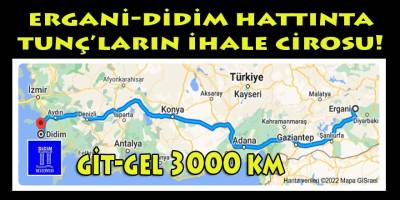 Tunç'ların Ergani-Didim hattında kazandıkları pazarlık usulü ihalelerin cirosu ne kadar?