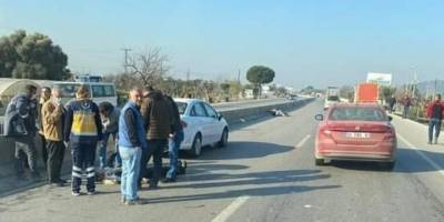 İzmir'de iki motosiklet çarpıştı: 1 ölü, 1 yaralı