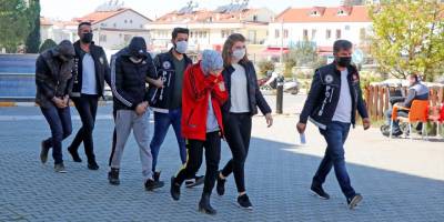 Muğla'da uyuşturucu operasyonunda yakalanan 3 zanlı tutuklandı