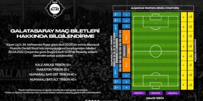 Altay - Galatasaray maçının biletleri satışta