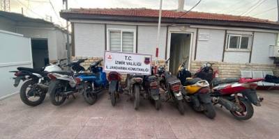 Bergama’da 2 motosiklet hırsızı kıskıvrak yakalandı