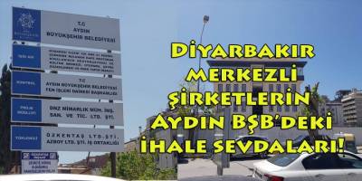 Aydın BŞB'den ihale alan "ikiz şirketler", sadece Aydın Tekstili 115 Milyona restore eden şirketle sınırlı olmadığı ortaya çıktı!