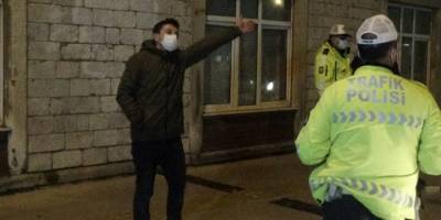 Polis uygulamasına takılan alkollü sürücü ortalığı birbirine kattı