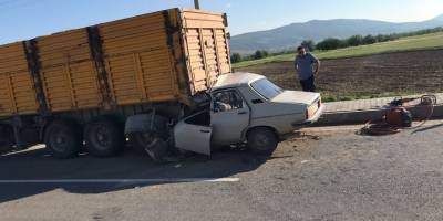 Kazada hayatını kaybeden aile fertleri yan yana toprağa verildi