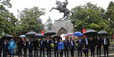 Samsun'da 19 Mayıs kutlamaları yağmur altında başladı