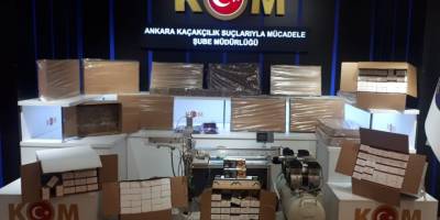 Ankara polisinden sigara kaçakçılarına operasyon: 14 kişi yakalandı