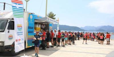 Bisikletseverler Burunucun’da ağırlandı