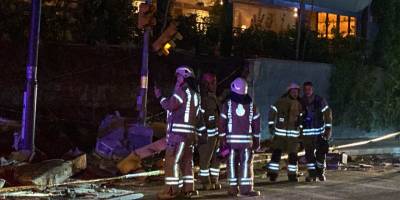 Beşiktaş’ta ünlü restoranın istinat duvarı çöktü: 1 ölü, 1 yaralı