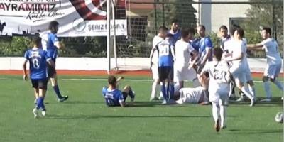 Saha bir anda ringe dönüştü