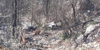 35 metrelik uçuruma yuvarlanan otomobilden sağ kurtuldular