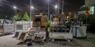 Depoyu sahte alkol imalathanesine çevirmişler