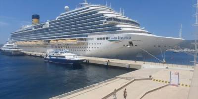 İtalya bandıralı kruvaziyer Costa Venezia yeniden Bodrum'da