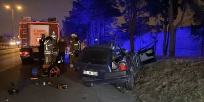 TEM Otoyolu’nda feci kaza: 1 ölü, 1 yaralı