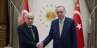 Cumhurbaşkanı Erdoğan, MHP Genel Başkanı Bahçeli ile görüştü