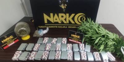 Evinde uyuşturucu maddelerle yakalanan şahıs gözaltına alındı