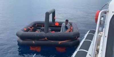 İzmir açıklarında 6 göçmen kurtarıldı