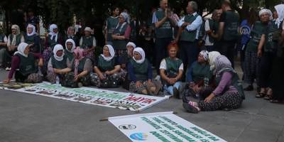 Muğla'da çimento fabrikası kurulmasını istemeyen köylüler eylem yaptı