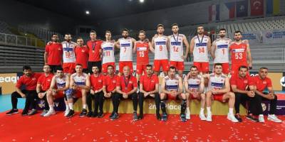 A Milli Erkek Voleybol Takımı, Avrupa Altın Ligi'nde ikinci oldu