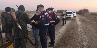 Flamingo ve sakarmeke avlayanlara 8 bin 552 lira ceza