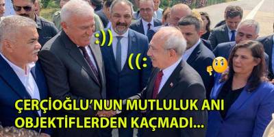 Çerçioğlu'nun en mutlu olduğu an objektiflerden kaçmadı!