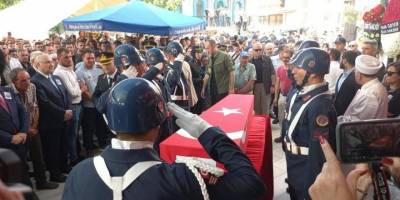 Şehit Uzman Çavuş Turgut İçen, İzmir'de son yolculuğuna uğurlandı