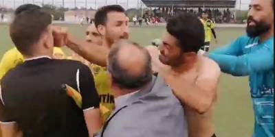 Gaziantep’te hakeme çirkin saldırı kamerada