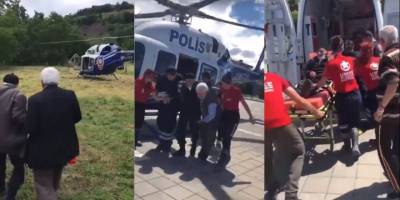 Taşkınların yaşandığı Bartın’da hasta vatandaşlara helikopterlerle ulaşıldı