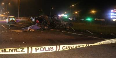 TEM’de feci kaza: 2 ölü, 2 yaralı