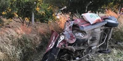 Çocuklarına bakayım derken karşıdan gelen araçla kafa kafaya çarpıştı: 6 aylık bebek öldü, 4 kişi yaralandı