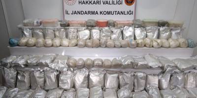 Yüksekova ilçesinde 100 kilo uyuşturucu ele geçirildi