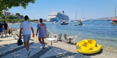 Dev gemi, yedinci kez Bodrum’a geldi