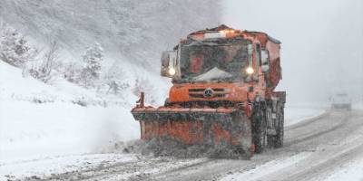 Kütahya'da kar etkili oldu