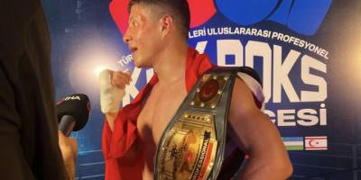 Milli sporcu Eskişehir’e altın kemerle döndü