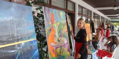 Akçaabat’ta 9. Uluslarasarası resim çalıştayı