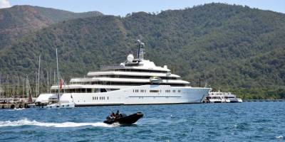 Rus milyarder Abramoviç'in yatı "Eclipse" Marmaris'te