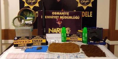 Osmaniye’de uyuşturucu operasyonlarına 5 tutuklama