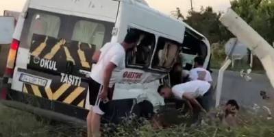 Çatalca’da feci kaza: 2’si ağır 8 yaralı
