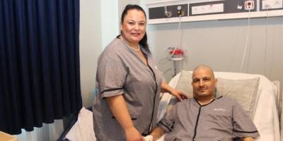 Nakil öncesi hastanede dünya evine giren lösemi hastası taburcu oldu