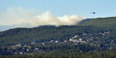 İzmir'de çıkan orman yangınına müdahale ediliyor
