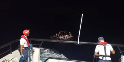 Muğla açıklarında 186 düzensiz göçmen kurtarıldı