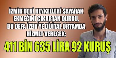 Manuel ortamda Heykel sayan Durdu, hizmet çeşitliliğini 'Dijital' ortama kaydırmasının 2. meyvesini de İzBB'den gördü!
