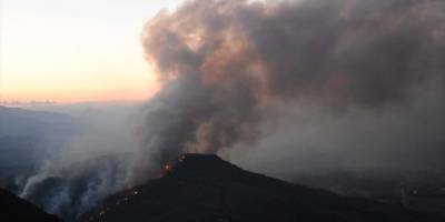 Muğla'da çıkan orman yangınına müdahale ediliyor