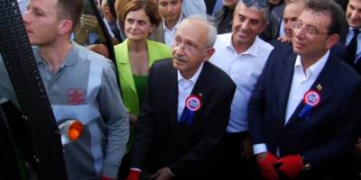 CHP Genel Başkanı Kılıçdaroğlu'nun katıldığı mazot dağıtım töreninde traktöre mazot verilemedi