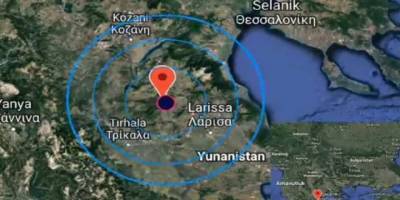 Yunanistan'da 5.2 büyüklüğünde deprem
