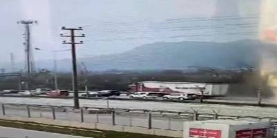 Dehşet saçan tır şoförü yara almadan kurtuldu, kazadan sonra gözaltına alındı