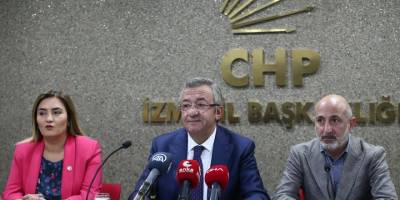 CHP Grup Başkanvekili Engin Altay, İzmir'de basın toplantısı düzenledi