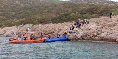 Bodrum Karaada'da 39 düzensiz göçmen kurtarıldı