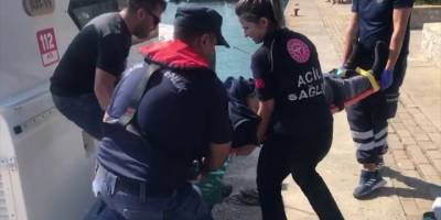 Marmaris açıklarında 16 düzensiz göçmen kurtarıldı