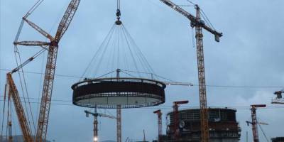 Akkuyu NGS'nin 1. ünitesinde iç koruma kabuğu tamamlanıyor